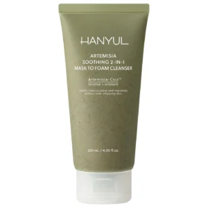 Artemisia 2-in-1 Soothing Mask to Foam Cleanser – Hyaluronic Acid + BHA